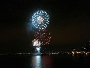 Chicago Skyline Cruise Fireworks