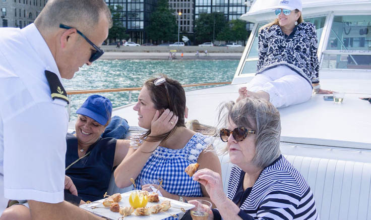 Lunch Cruise Lake Chicago yacht cruises